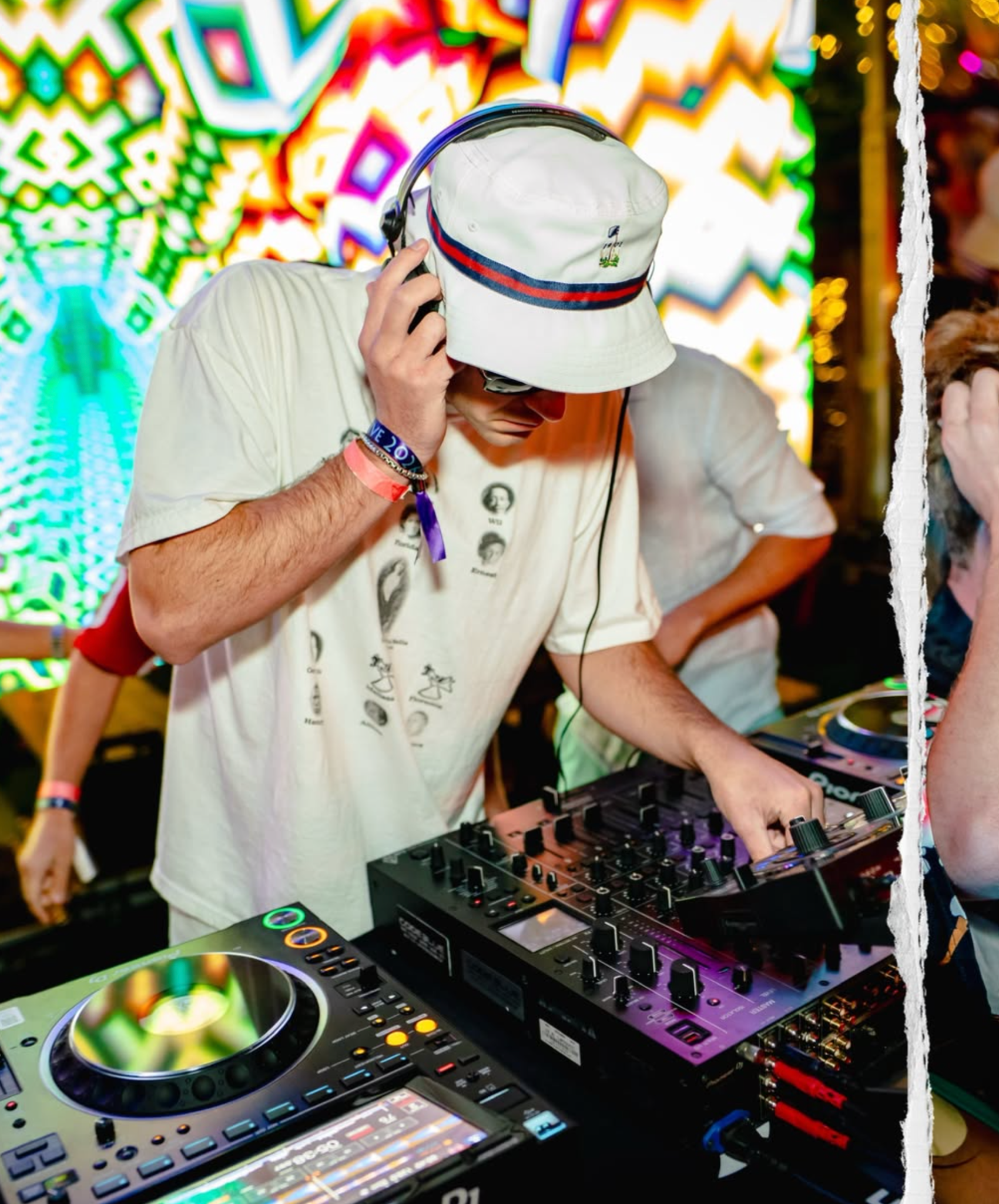 DJ performing