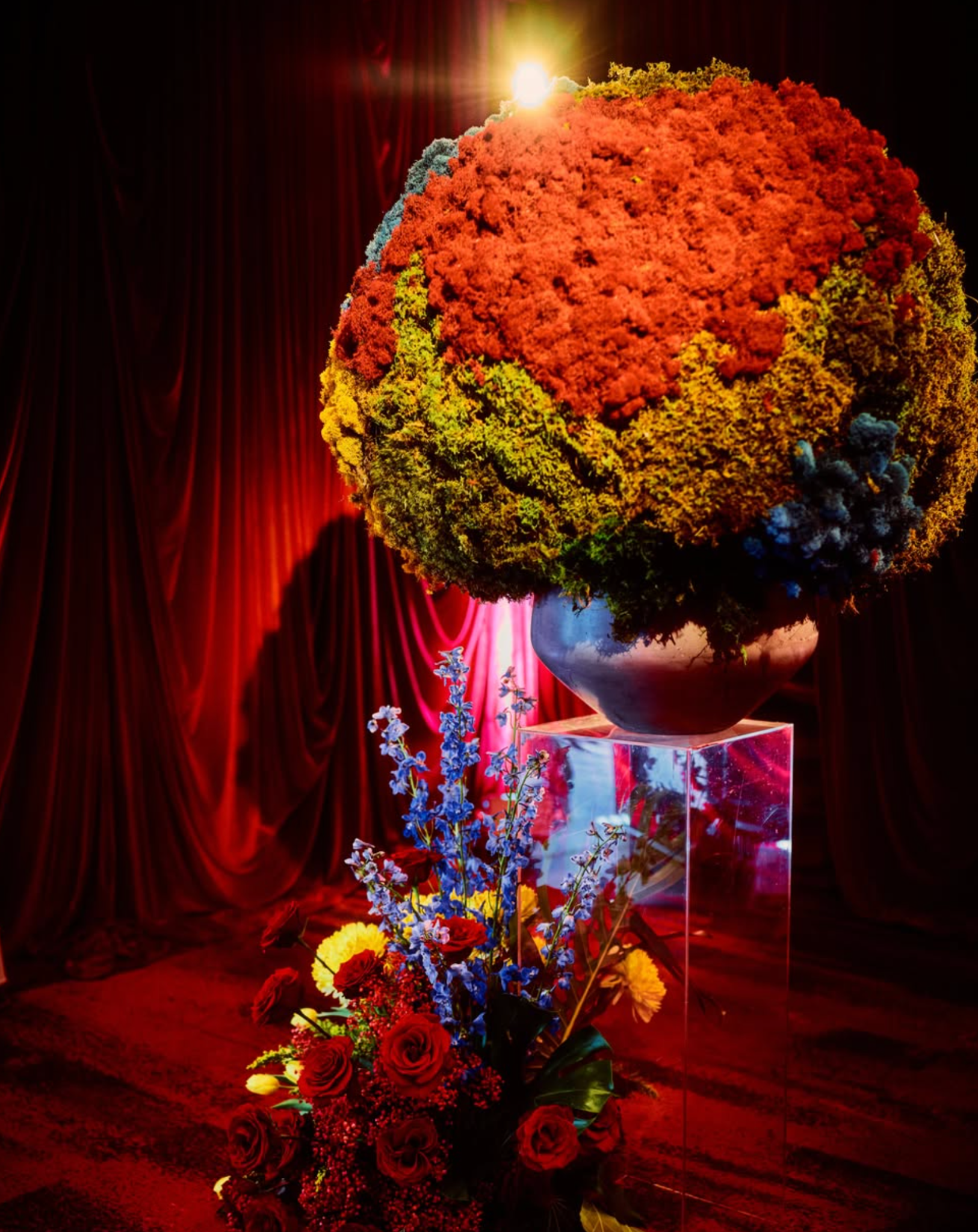 Luxury event floral installation